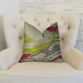 thumbnail image 2 of Plutus Namaste Beet Beige Gray Handmade Luxury Pillow 20"L x26"W, 2 of 3