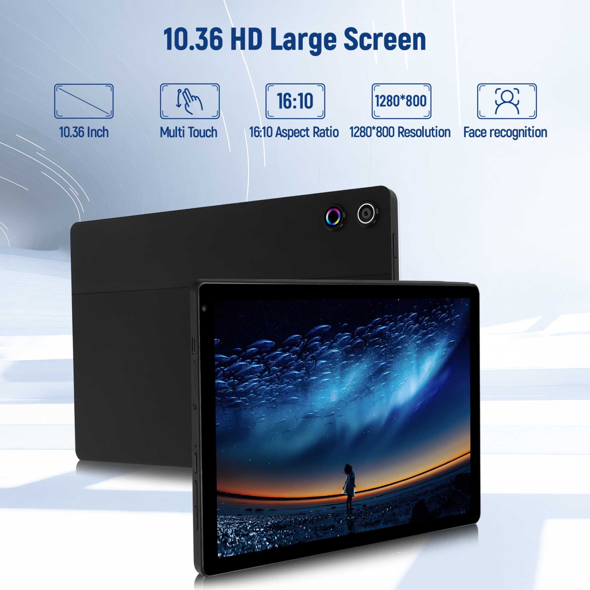 Android 14 タブレット 12GB RAM 128GB ROM 10.36'' Android 14 Tablet with 16GB RAM 128GB ROM 1TB TF
