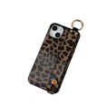 thumbnail image 2 of Funda para iPhone 11, diseño de estampado de leopardo con correa para la muñeca, TPU suave y parte trasera de PC dura, antiarañazos, funda protectora de cuerpo completo para iPhone 11 de 6,1 pulgadas, 2 of 4