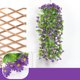 thumbnail image 1 of Flores artificiales Rosa simulada Flor artificial Acondicionador de conductos Bloqueo de techo de sala de estar Decoración Envoltura de plástico Plantas Vides Flores artificiales Gloria de la mañana c, 1 of 6