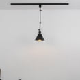 thumbnail image 6 of FSLiving H-Type Track Pendant Lights with Adjustable Arm, Vinatge Design Black Metal Shade DIY Lighting for Farmhouse Sloping Ceiling Decor (Ceiling Track & Bulb are Sold Separately) - 1 Light, 6 of 8
