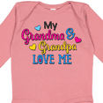 thumbnail image 4 of Inktastic My Grandma and Grandpa Love Me with Hearts Boys or Girls Long Sleeve Baby Bodysuit, 4 of 5