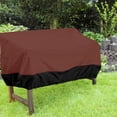 thumbnail image 4 of Funda antipolvo para sofá, impermeable, para jardín al aire libre, sillón, salón, funda protectora para muebles, marrón y negro Inevent HA004397-04, 4 of 6