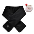 thumbnail image 5 of Lilgiuy Christmas Heated Scarf Neck And Shoulder Winter Cold Protection And Warmth Men And Women Scarf Massage Heating Scarf with Cute Santa Claus Pins for Skiing, 5 of 5