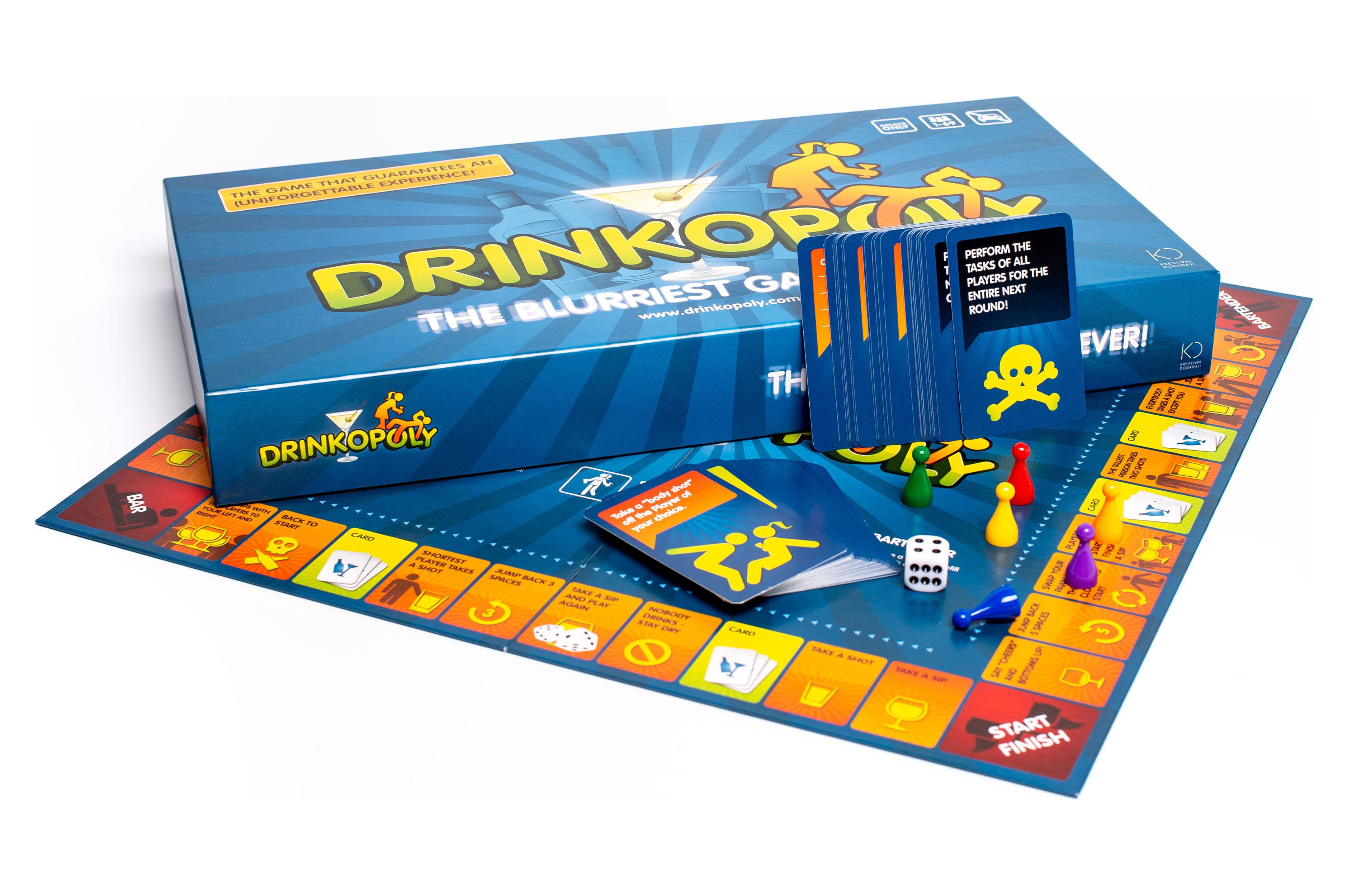 Drinkopoly Adult Party Board Game