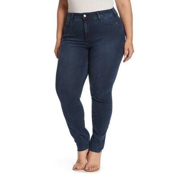 NYDJ women's Alina Uplift Skinny Jeans Plus Size 24W in blue $139
