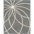 thumbnail image 5 of Hauteloom Lambrook Wool Living Room, Bedroom Area Rug - Contemporary - Ivory, Charcoal - 6' x 9', 5 of 15