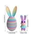 thumbnail image 2 of 3D Printed Easter Egg with Cute Bunny Inside, Creative Decorative Egg Figurine, Spring Holiday Tabletop Ornament, Whimsical Rabbit Sculpture, Seasonal Home & Office Décor, Easter Gift, 2 of 5