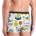 thumbnail image 5 of Disketp Summer Animal Men'S Boxer Briefs,Soft And Breathable Cotton Underwear With Comfortflex Waistband, 5 of 9