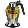 thumbnail image 1 of Distributeur de Miel 200ML Sans Goutte avec Support pour Sirop, Sauces, Condiments, Forme Diamant, 1 of 7