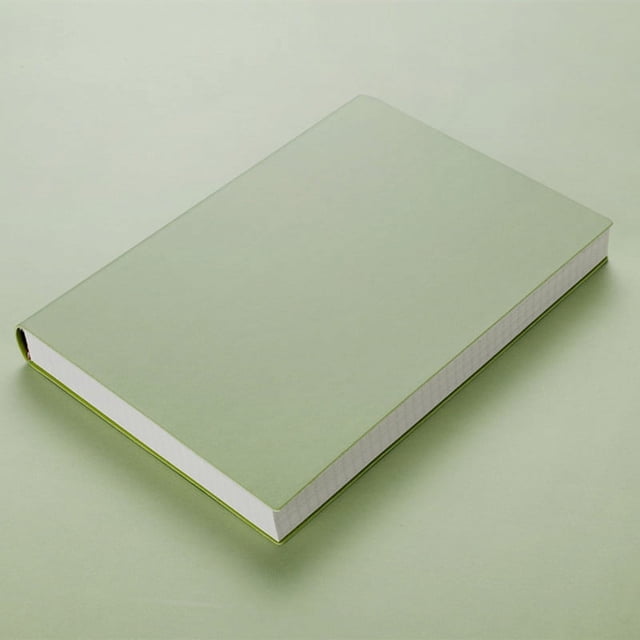 Nvzi Paquete de 1 cuaderno rayado, 148 hojas, 296 páginas, 8,27 x 5,71 pulgadas, cuadernos de tapa dura, cuadernos clásicos con rayas para escribir, color verde