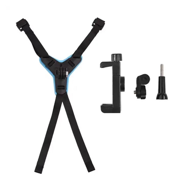Motorcycle Riding Mobile Phone Holder Sports Camera Chin Bracket With Mobile Phone Clip Helmet