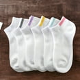 thumbnail image 3 of TELOLY 5Pairs Mens Socks9-13Mens Ankle Socks Size 9-11 Men's Socks ,Black, 3 of 4