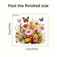 thumbnail image 4 of Lavish Cover 2-Pack Wildflower & Butterfly Toilet Decal Stickers, Waterproof Removable Watercolor Floral Bathroom Decals for Toilet Tank, Seat & Bathtub, 4 of 11