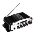 thumbnail image 1 of 2CH HI-FI Bluetooth-compatible Car Power Amplifier DC12V 5A Auto FM Radio Player Support SD / USB / DVD / MP3 Input ,Seamless Performance, 1 of 6