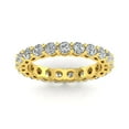 thumbnail image 1 of Bande Éternité Diamant 2.00ctw en Or Jaune 14k, 1 of 2