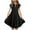 Black—Prime Deals 2025, variant on Milgrthf Girls Dresses Kids Summer Double Layer Ruffle Sleeve Dress 6-12 Years Black
