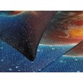 thumbnail image 4 of Ambesonne Earth Quilted Bedspread Set 3 Pcs, Galaxy Space Stars Astral, Queen Size, Orange Blue Black, 4 of 5