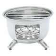 thumbnail image 1 of CIMAXIC 1 Ensemble de Gril de Camping Portable en Acier Inoxydable Petit Poêle à BBQ, 6.02"X6.02"X4.29 Pouces, 1 of 5