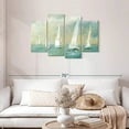 thumbnail image 2 of Elephant Stock Ocean Breeze Ii Wall Art - Horizontal Multi Panel Canvas - Living Room Wall Decor - Nautical Multi Panel - Beige And Blue Decor By Carol Robinson - 43" x 27", 2 of 4