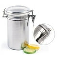 thumbnail image 5 of Bla Current Silver Stainless Airtight Steel Food Storage Jar, 5 of 6