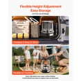 thumbnail image 5 of KFFKFF 9000 BTU Portable Kerosene Heater and Stove, 2-in-1 Indoor and Outdoor Non-Electric Heating Solution with Adjustable Height and Flame Control, Compact Design for Camping, Cooking, Home, 5 of 9