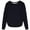 Black, variant on Ulitacool Fall Tops For Girls Long Sleeve Blouse Milk Silk Crewneck Shirts Solid Color Tee Casual Durable Basic Otfits Light Blue 9-10 Years