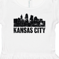 thumbnail image 4 of Inktastic Kansas City Skyline Grunge Girls Toddler Dress, 4 of 5