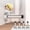 Silver, variant on 10 Pack Door Stops, Stainless Steel Door Stoppers, No Drilling Door Stops for Bottom and Top of Door, Black