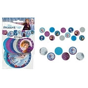 Disney Frozen 2 Mega Confetti Circles, 2" & 3" - 42 Count - Massive Pack for Ultimate Fun, Perfect for Celebrations
