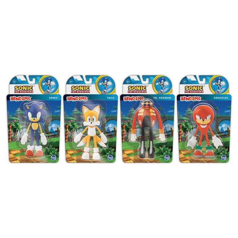 SONIC TAILS KNUCKLES Jakks - Action Figures Sonic 2 O Filme