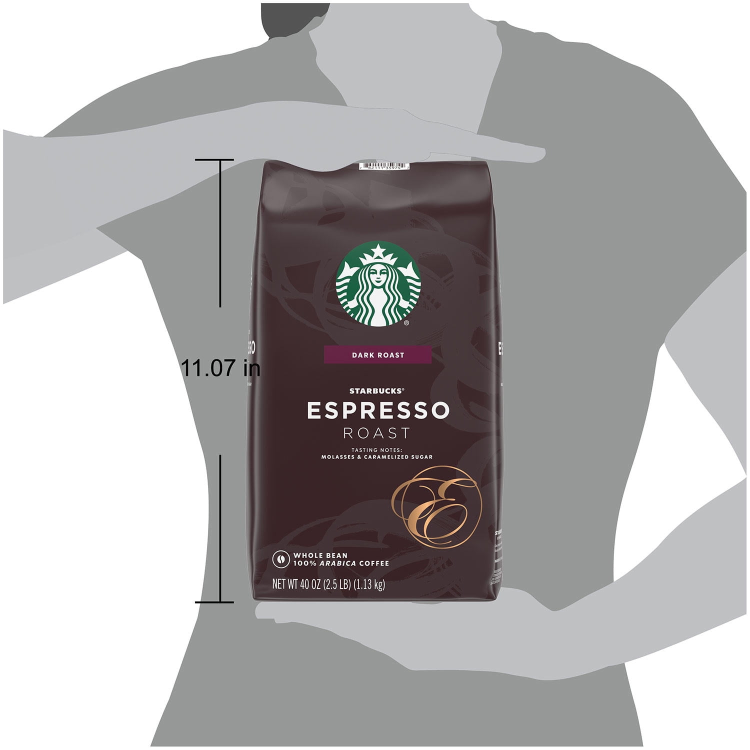 Starbucks 100% Arabica Whole Bean Coffee, Espresso Roast