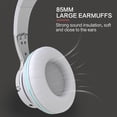 thumbnail image 6 of Hwkond Headphones Wireless Bluetooth Active Noise Cancelling Headphones Wireless Over Ear Bluetooth Headphones Audio Bass Memory Foam Ear Cups For Travel Home Office on Clearance, 6 of 9