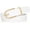 Beige, Black, Brown, variant on Women Faux Leather Chic Belts for Jeans Pants Fashion Ladies Belt Solid Color with Gold Curved Pin Buckle