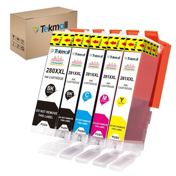 Cartuchos de tinta Tekmall PGI-280XXL CLI-281XXL para impresora Canon