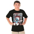 thumbnail image 3 of The Smurfs Cool Kanji Stay Hungry Crewneck T Shirts Boy Girl Teen Brisco Brands X, 3 of 6