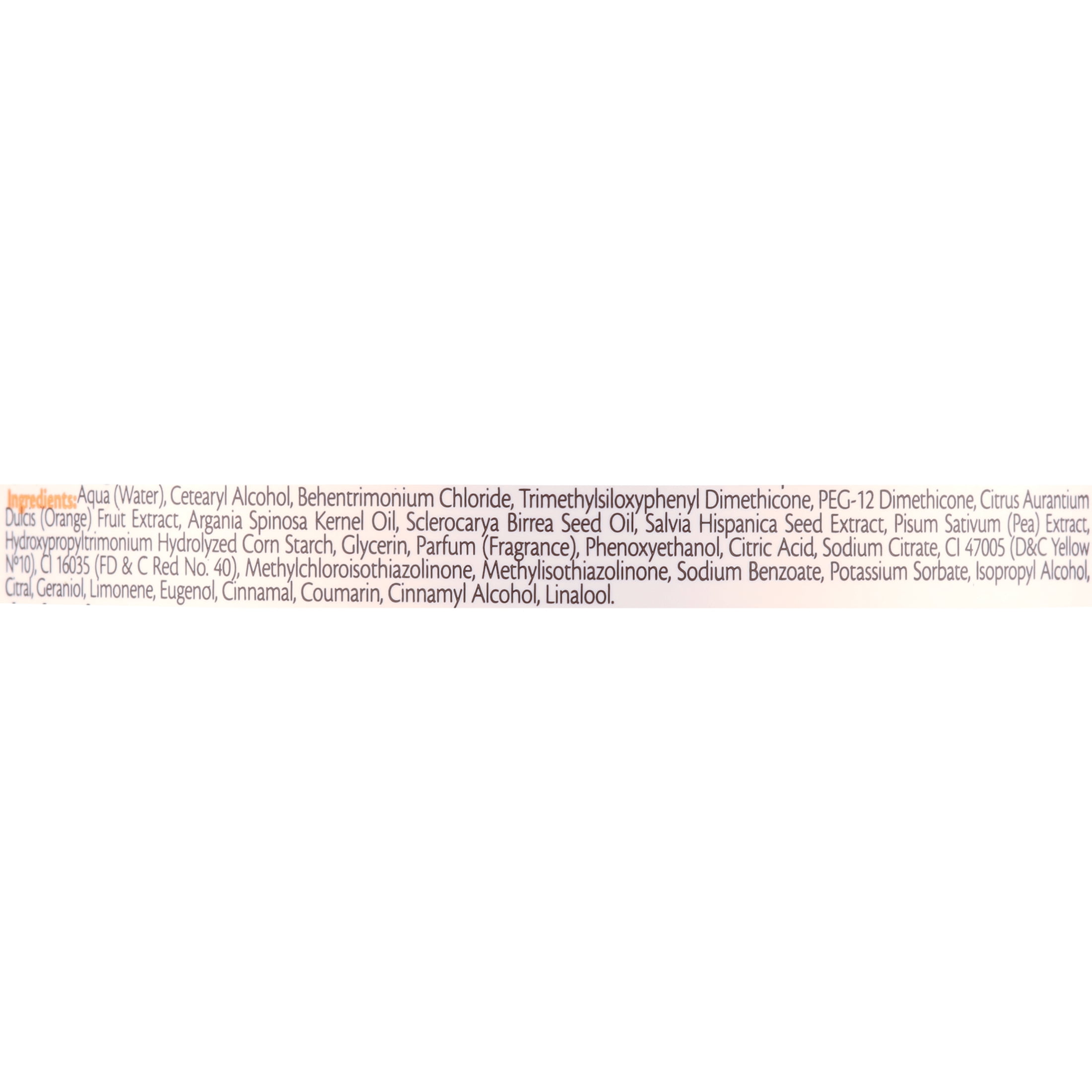 Babaria Moisturizing, Frizz Control Nutritive and Repair Hair Mask with Chia, Orange & Marula Oil, 13.5 fl oz