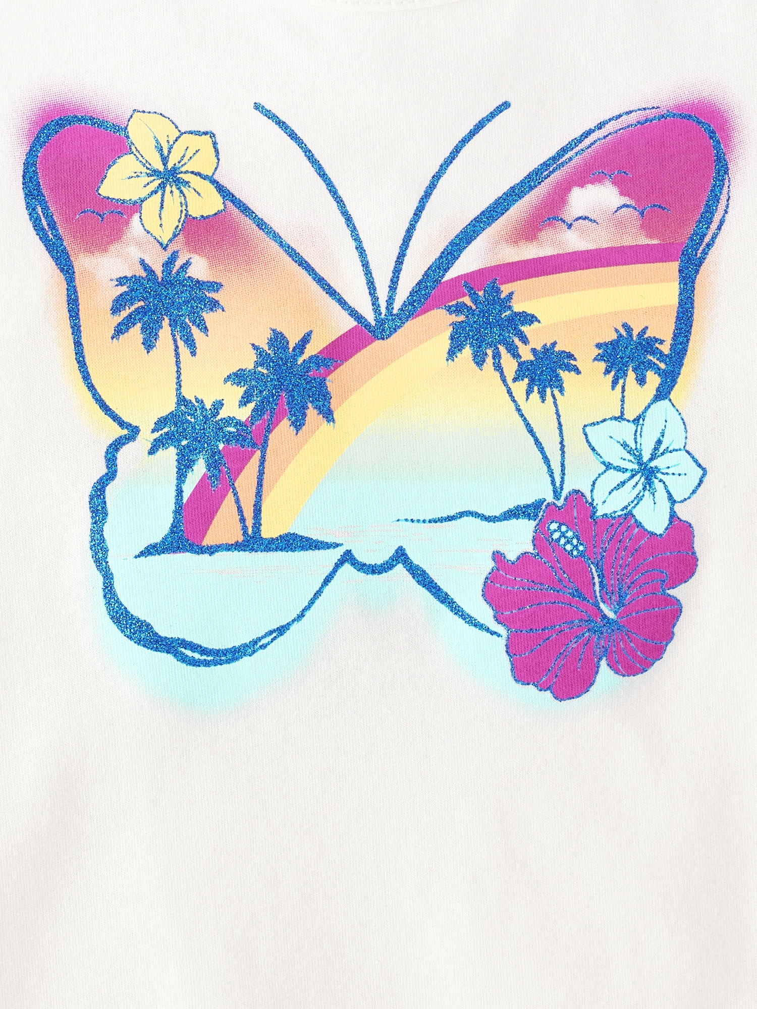 The Children's Place Girls Sleeveless Graphic Print Fringe Tank Top, Sizes XS-XXL