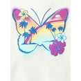 thumbnail image 2 of The Children's Place Girls Sleeveless Graphic Print Fringe Tank Top, Sizes XS-XXL, 2 of 3