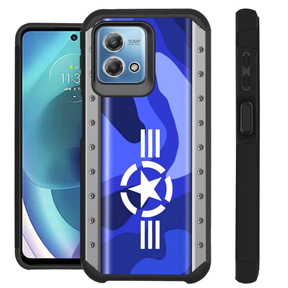 Compatible with Motorola Moto G Stylus 5G (2023); Hybrid Fusion Guard Phone Case Cover (Air Force Star)