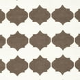 thumbnail image 3 of SAFAVIEH Dhurries Warren Geometric Area Rug, Brown/Ivory, 7' x 7' Round, 3 of 3