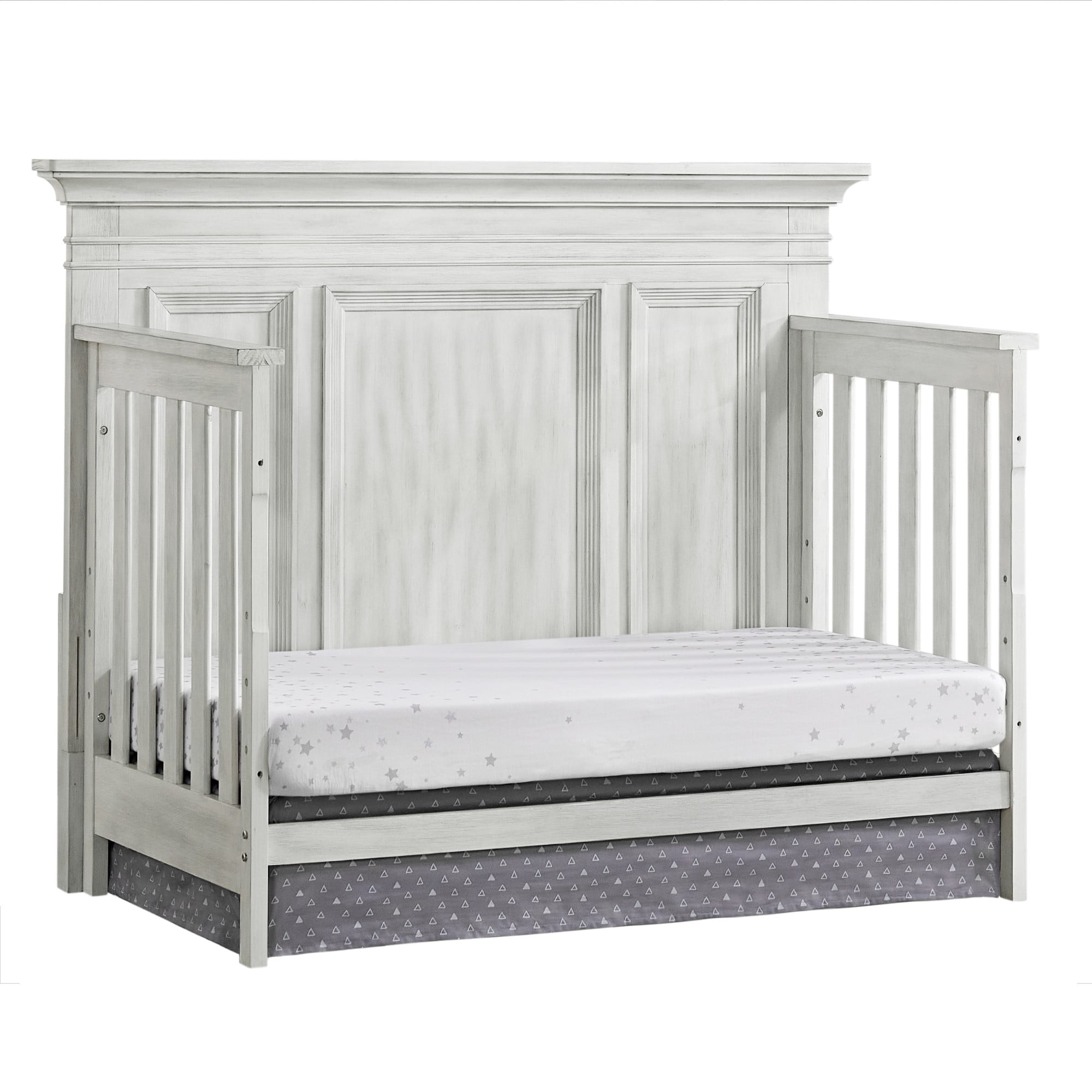Oxford Baby Weston 4-in-1 Convertible Crib, Vintage White