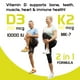 thumbnail image 5 of Supplement Health Dose Vitamina D3 10.000 UI + K2 (MK7) 180 cápsulas blandas, 5 of 7