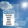 thumbnail image 6 of (2 Pack) Please Keep This Area Clean OSHA Notice Sign 7 Inch X 10 Inch Vinyl Label Decal Sticker Weather Resistant, UV Protected for Workplace, Business, and Construction Site, Made in, 6 of 7
