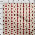 thumbnail image 2 of oneOone Cotton Flex Fabric Diamond Geometric Print Sewing Fabric BTY 40 Inch Wide, 2 of 4