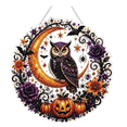 thumbnail image 2 of Halloween Diamond Art Hanging Kits for Adults Beginners, DIY Acrylic 5D Special Shaped Crystal Diamond Gem Art Painting Hanging Ornament for Home Wall Decor and Gift (Halloween Owl), 2 of 7