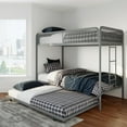 thumbnail image 1 of DHP Isaiah Triple Twin Metal Bunk Bed, 1 of 9