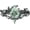 Style 4-Round 2, variant on Natural Moss Agate Ring Set for Women, 925 Sterling Silver Black Gold Plated Engagement Wedding Ring, Vintage Leaf Cluster Design