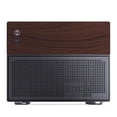 thumbnail image 2 of Funda para PC JONSBO N4, NAS negra, madera de nogal, 8 compartimentos, micro ATX, 2 of 9