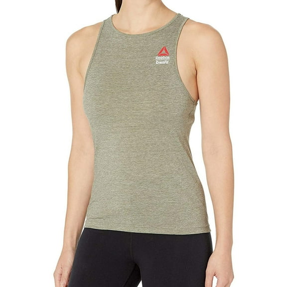 Reebok Womens Crossfit Tank Top, Green, X-Small